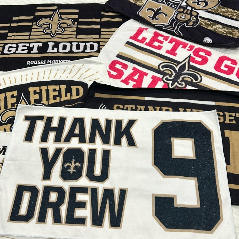 ⚜️NEW ORLEANS SAINTS ⚜️ rally towels 🏈